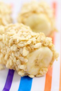 Banana Cereal Snacks- An easy, healthy snack idea for kids. Using ingredients you probably already have on hand. 