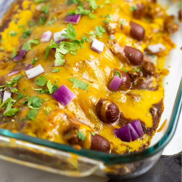 Chili Cheese Dog Casserole Recipe The Gracious Wife