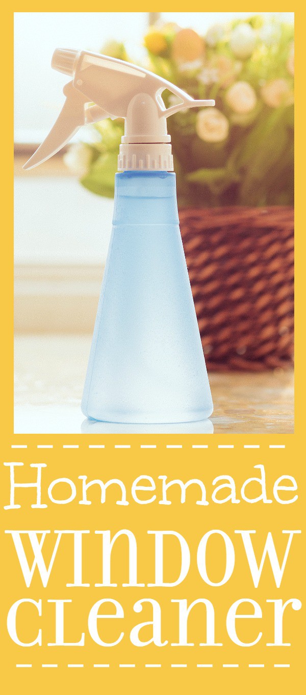 DIY Homemade Window Cleaner - Learn how to make your own easy DIY Homemade Window Cleaner with just 3 ingredients. It works great, and costs just a fraction of the price of store-bought to make!