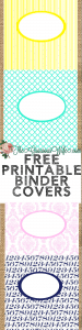 Free Printable Binder Covers or Folder covers- Different patterns and tons of colors, perfect for back to school! Print, label, and they're ready to use. These will definitely help you (and the kids!) get organized for back to school!