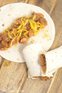 These Chuckwagon Leftover BBQ Wraps are a quick and easy family dinner recipe that uses up your leftovers from a BBQ or cookout. They're so tasty and super easy! My kids love them (and I do too!)
