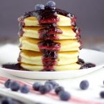 Blueberry Maple Syrup - Dress up your pancakes with this sweet and sticky recipe with fresh blueberries and an added hint of the traditional maple flavor. Mmmm. Super yummy breakfast idea!