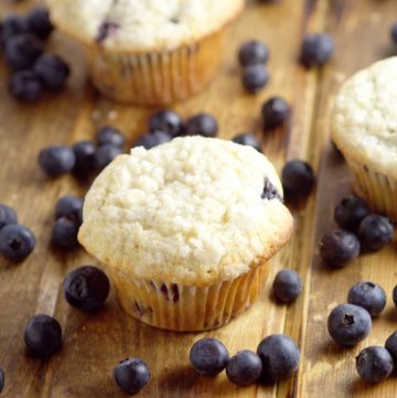 Perfect Blueberry Muffins are easy and delicious! A perfect breakfast recipe that you can make ahead, and even freeze for later. This recipe was handed down through the generations, and let me tell you, it is FABULOUS!