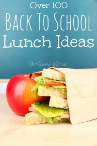 A collection of the BEST easy school lunch ideas for every family. Easy, healthy, allergy-conscious and gluten free, and more! From TheGraciousWife.com