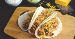 The BEST tacos you will ever make! Sure to be a hit with the whole family! The secret is in the seasoning. #tacos #TacoSeasoning #OneSkilletMeal #DinnerIdeas From TheGraciousWife.com