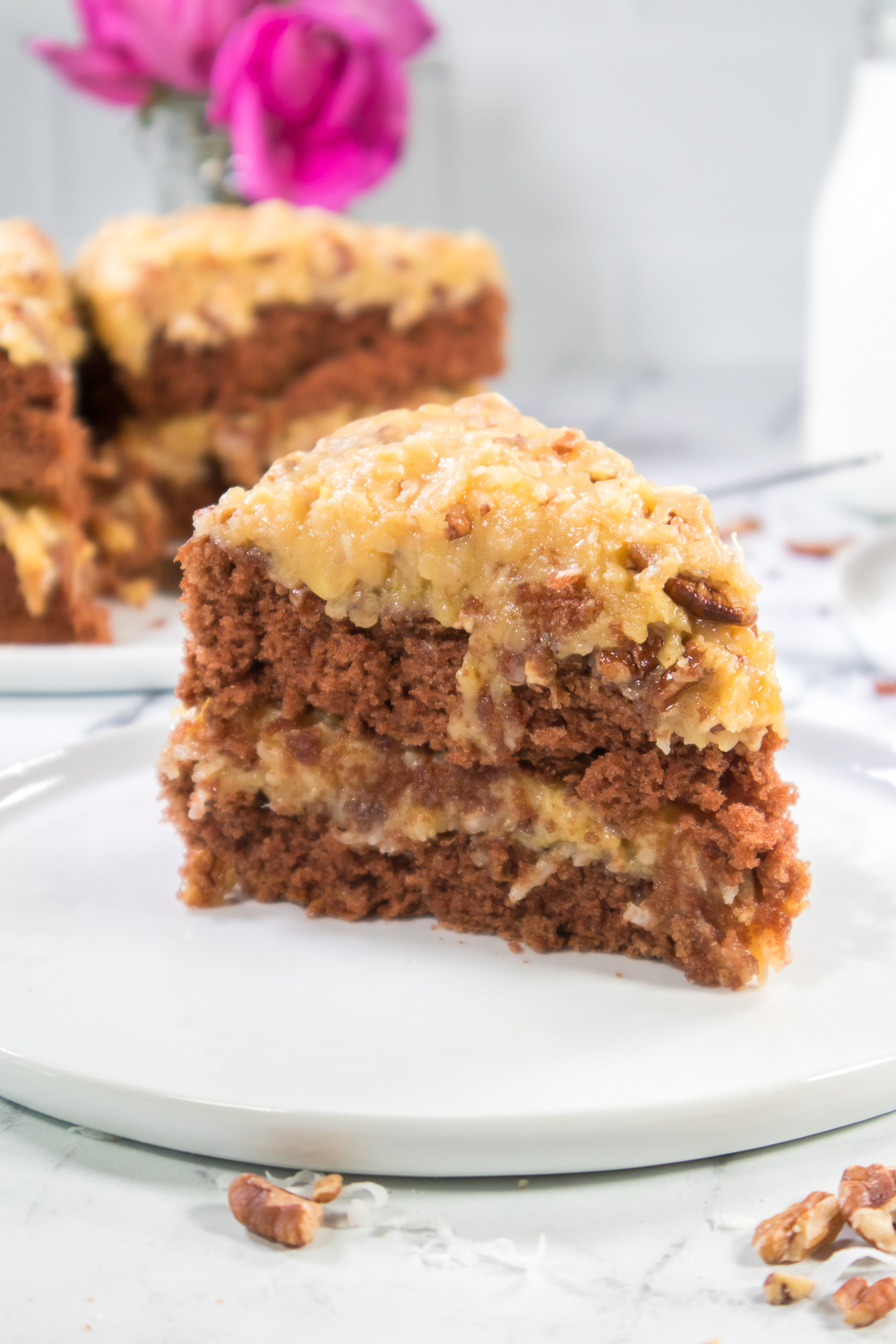 German Chocolate Cake, - Just Bake