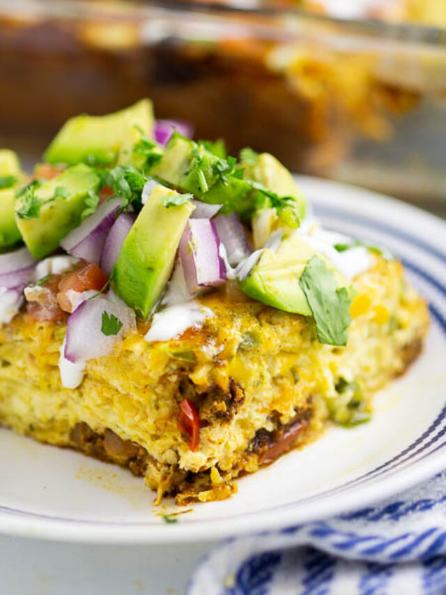 Flavorful Mexican Breakfast Casserole An Easy Overnight Fiesta! The