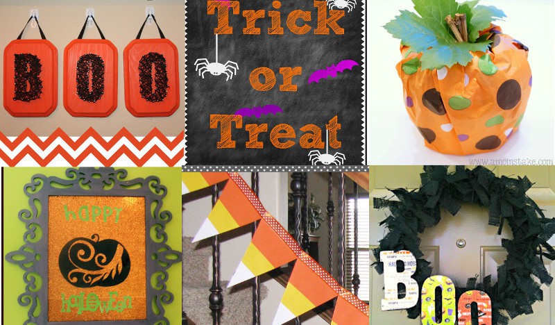 25 Cheap DIY Halloween Decorations - DIY Halloween Inspiration on budget! Make your Halloween special with adorable home made DIY decor. So cute!