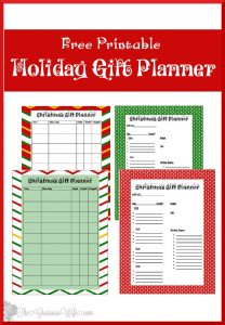 Use this Free Christmas Gift Planner Printable to keep you organized this Christmas season. Check off what you've done and know what you still have left!