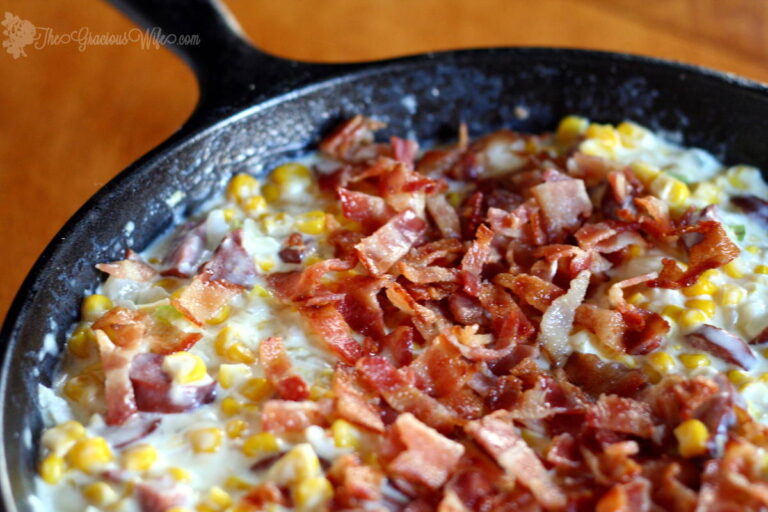 Creamy Fried Confetti Corn The Gracious Wife