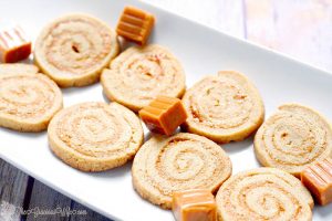 These Caramel Swirl Cookies are a wonderful combination of a soft, chewy cookie swirled with sweet, creamy caramel. Unique and delicious caramel cream pinwheel cookie recipe from scratch. Also would make a great Christmas Cookies recipe. THE BEST for caramel lovers everywhere.