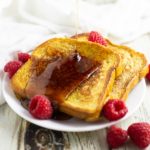 Eggnog French Toast is a super easy and festive breakfast for Christmas. It makes a delicious stress-free Christmas morning breakfast, and it's a perfect way to use up holiday eggnog.