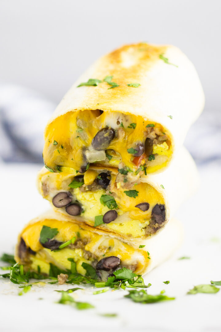 Freezer Breakfast Burritos The Gracious Wife