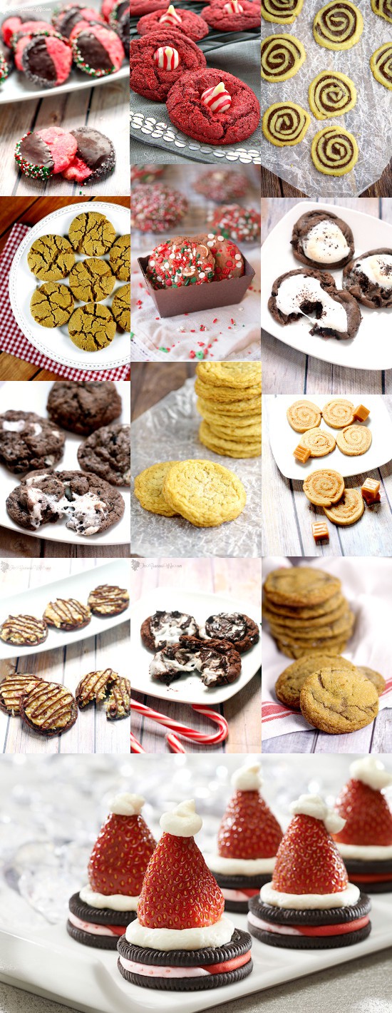 Get to holiday baking with these 70+ MUST try Best Christmas Cookies recipes featuring chocolate, peppermint, cinnamon and so many more festive holiday flavors! Best EVER Christmas Cookies recipes are perfect for an exchange with everything from easy cookies recipes to cut outs, shortbread, and everything in between. Oh my! These look fabulous!