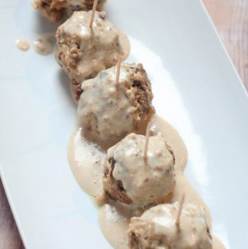 Authentic Swedish Meatball Recipe - A Swedish family recipe. They're soft and delicious and make a great dinner or appetizer recipe. We make them for our Christmas party every year, and they're always a hit! From TheGraciousWife.com