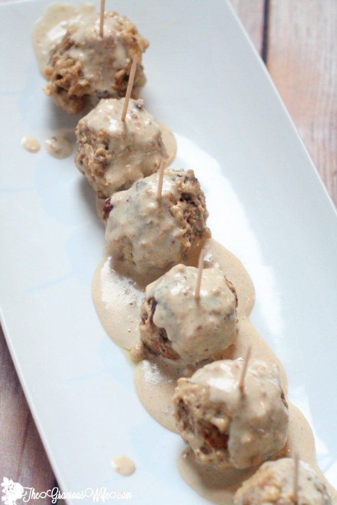 Authentic Swedish Meatball Recipe - A Swedish family recipe.  They're soft and delicious and make a great dinner or appetizer recipe. We make them for our Christmas party every year, and they're always a hit!  From TheGraciousWife.com