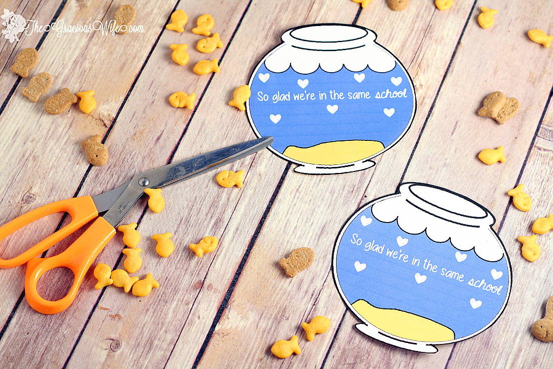 DIY Fishbowl Valentine Printable - The Gracious Wife