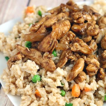Easy Chicken Teriyaki Recipe is a quick and easy dinner idea that the whole family will love. My kids gobble this up!