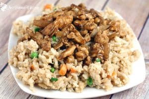 Easy Chicken Teriyaki Recipe is a quick and easy dinner idea that the whole family will love.  My kids gobble this up!