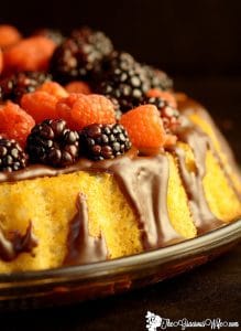 Easy Yogurt Cake Recipe from scratch with easy chocolate Ganache and Fresh Berries. One of the best homemade cakes I've tried!
