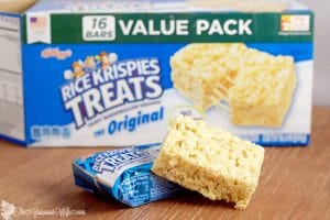 Caramel Topped Rice Krispies with Maple Glaze- Rice Krispies treats topped with caramel and a simple maple glaze. Such an easy dessert recipe but sooo good.  | easy dessert recipe | no bake dessert recipe