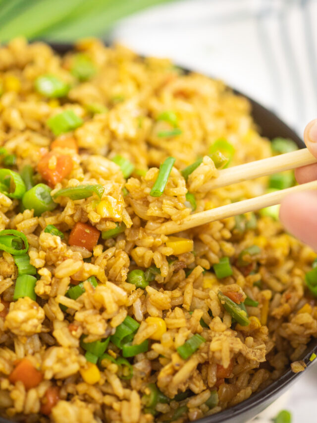 Quick & Healthy Easy Fried Rice Recipe The Gracious Wife