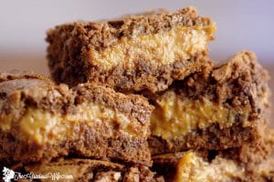 Caramel Brownies Recipe - an easy chocolate dessert recipe.  Fudgy chocolate brownies stuff with gooey caramel.  These are amazing!