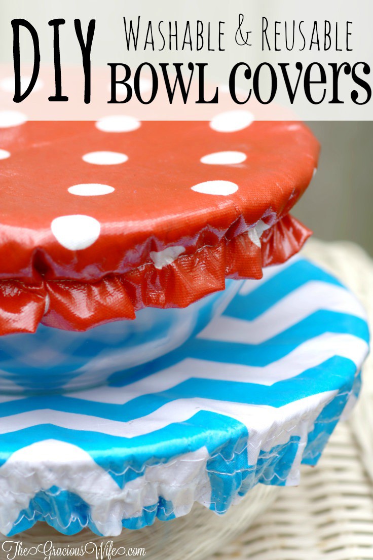 How to Make Washable Reusable Bowl Covers tutorial- a DIY sewing project perfect for summer, picnics, and cookouts. These bowl covers are washable, reusable, and even reversible. These DIY Bowl Covers are so cute! Definitely making them for our potlucks!