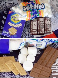 Easy No Bake S'mores Cheesecake recipe - a quick and easy no bake s'mores dessert recipe that can be made from scratch in just 10 minutes!
