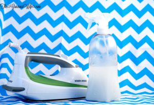Homemade Ironing Starch - Did you know you can make your own DIY spray starch for ironing with just 2 simple ingredients? What an amazing life hack! 