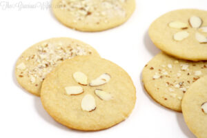 Almond Brown Sugar Sand Dollar Cookies Recipe - an easy cookies recipe from scratch. These are just like sugar cookies, only better!