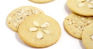 Almond Brown Sugar Sand Dollar Cookies fb