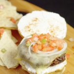 Southwest Taco Burgers Recipe - a homemade beef burger recipe with homemade taco seasoning, grilled to perfection and dressed up like a taco. So easy but amazingly delicious!