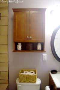 Our FULL DIY bathroom remodel. We redid everything from the plumbing and walls to totally revamping the look and adding lots of bathroom storage.