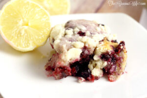 Blueberry Lemon Coffee Cake Recipe - a fresh blueberry and lemon sweet breakfast recipe idea that's great for a crowd.  It's quick and easy to prep and you can even make ahead and freeze.  I LOVE blueberries and lemons together. So tasty!