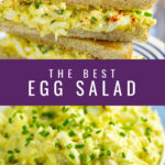 Classic egg salad should be creamy, tangy, and perfect for sandwiches. This delicious homemade recipe is easy to make and the best you'll ever have!