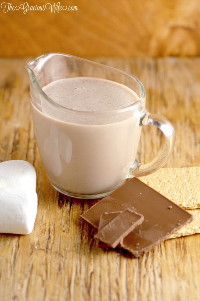 Homemade S'mores Coffee Creamer Recipe The Gracious Wife