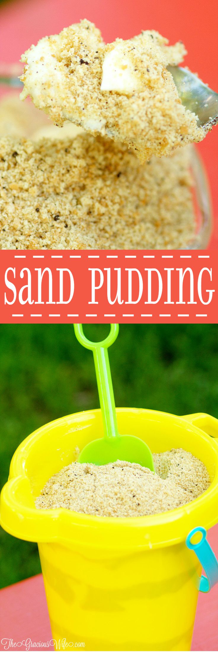 Sand Pudding Recipe - a fun no bake summer dessert recipe that's great for a picnic or party.  This pudding is amazing! I make all pudding using this recipe now!
