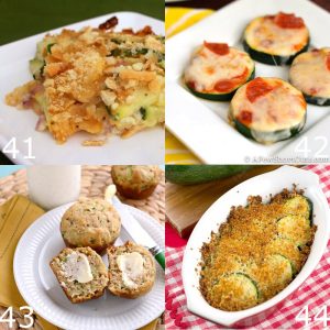 Over 40 easy and Simple Zucchini Recipes perfect for using up your garden fresh zucchini this Summer. From sweet to savory and cheesy to fresh, this simple zucchini recipes list has it all!