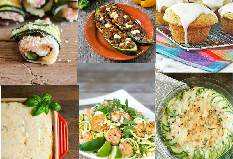 Over 40 easy and Simple Zucchini Recipes perfect for using up your garden fresh zucchini this Summer. From sweet to savory and cheesy to fresh, this simple zucchini recipes list has it all!