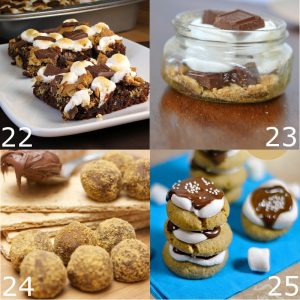 Gooey, melty, sweet Smores Dessert Recipes from donuts and coffee, to cupcakes and cheesecakes. Amazing Smores Dessert Recipes for all Summer long!