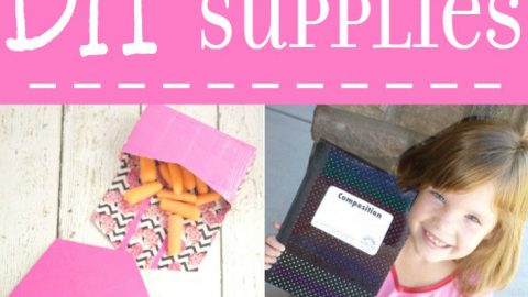 24 DIY Back to School Supplies ideas and organization - My favorite part about back to school is the new school supplies, and these are so cute! I bet the kids would love to help DIY too.