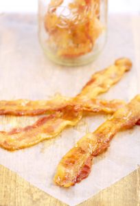 Crispy, salty, sweet Candied Bacon - easy to make right in your oven and perfect for breakfast, garnishes, and pretty much everywhere else! cooking tips | kitchen tips