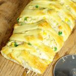 Chicken Pot Pie Crescent Braid has all the classic, warm flavors of a traditional chicken pot pie, served in an elegant, but simple crescent braid. I looove the chicken pot pie filling in this recipe. Perfect for a family dinner.