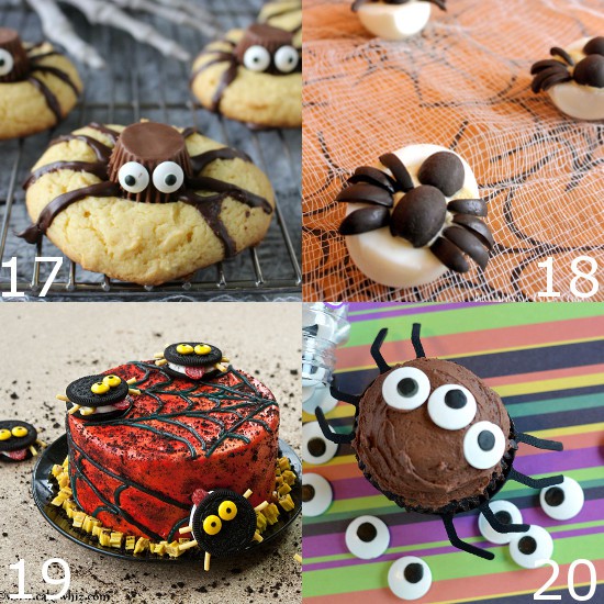 Adorable, fun, spooky, and especially tasty Halloween Spider treats perfect for kids and parties. From sweet to savory these Halloween Spider Treats have it all. Cute Halloween food ideas for kids! I'm so making some of these recipes for the kids Halloween party this year.