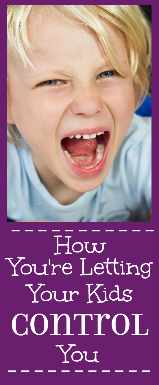How You're Letting Your Kids Control You - What you're doing to show your kids that they have control over you and how to stop. | parenting tips | parenting advice
