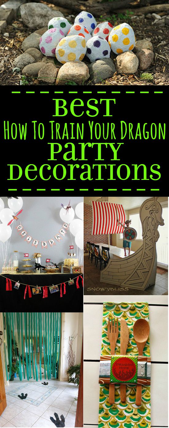 10 X How To Train Your Dragon DIY Themed Party Cones 