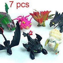 How to Train Your Dragon figurines