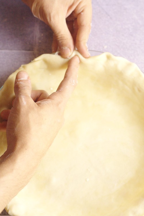 Don't be intimidated by making or Rolling Out Pie Crust any longer! This easy tutorial will show just how easy homemade pie crust can be!  With a simple, step-by-step how to roll out pie crust tutorial, and an easy 3-ingredient flaky, no-fail pie crust recipe.  