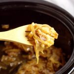 Make sweet, buttery Crockpot Caramelized Onions with just 2 ingredients in the slow cooker with this easy crockpot recipe. A busy cook's caramelized onion dream! Great for a side dish! Mmm... I love caramelized onions with a nice juicy steak!